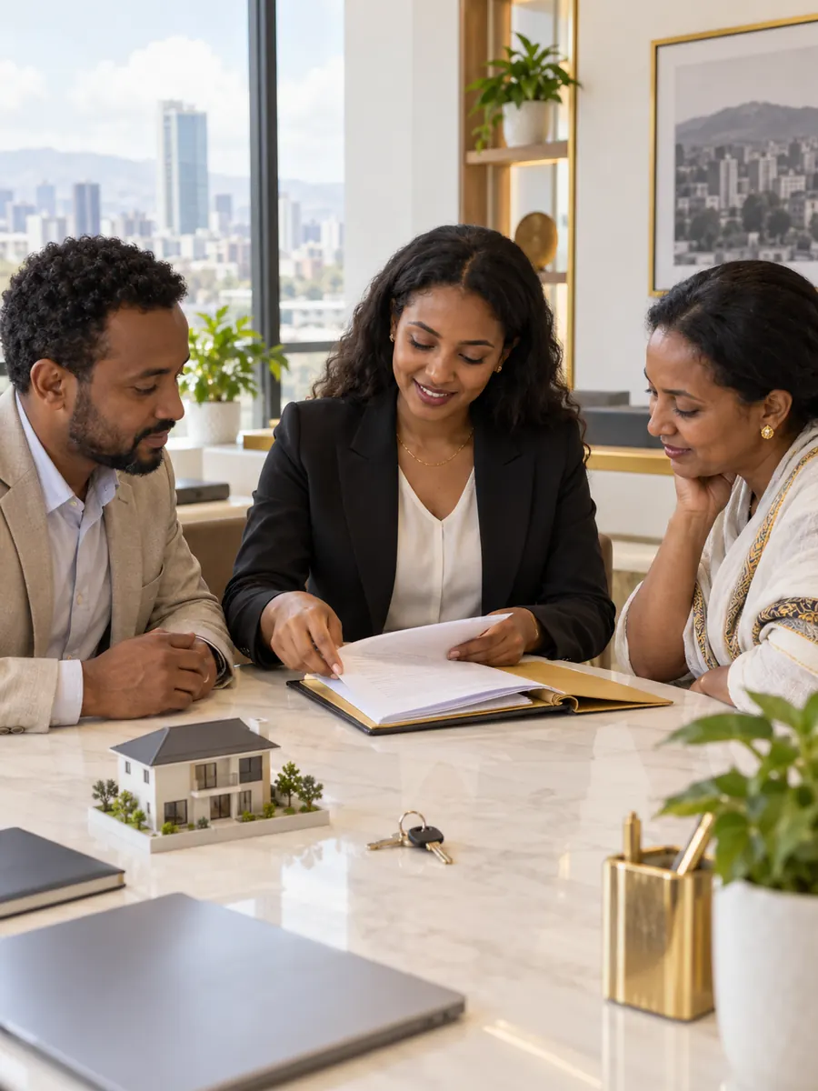 Title-transfer or lease-registration coordination